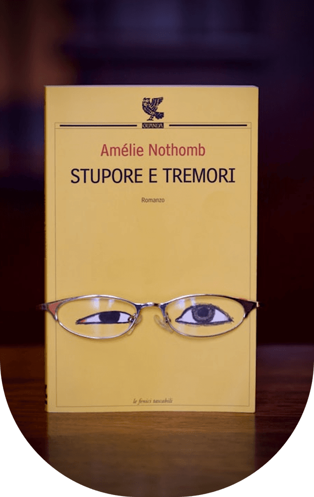 Book with glasses